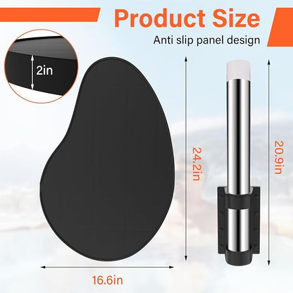 Hot Tub Tray,Hot Tub Drink Holder 360° Rotation,Non-Slip Heavy Duty Hot Tub Table Tray,Design Spa Tray Cup Holder for Hot Tub