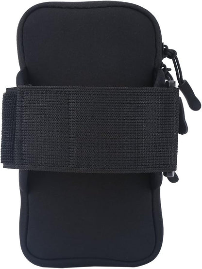 VGEBY Arm Pouch Outdoor Sport Running Jogging Exercise Armband Bag Wrist Pouch Phone Case Bag(Black) Sports Bag Supplies Phone Holder for Running Wrist Pouch Arm Phone Case