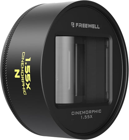 Freewell 1.55x Neutral Streak Anamorphic Lens Compatible with 17mm Mount iPhone & Samsung - Cinematic Bokeh, Smooth Streak Effect, Easy Installation