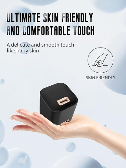 Case for Anker Nano 45W USB-C Charger (Model: B2692), Kids-Friendly Soft Silicone Protective Cover, Shockproof, Waterproof (Black)