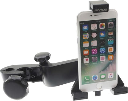 Headrest Car Mount for Compatible with Samsung Galaxy S24/S23/S22/S21/S20/FE/Plus/Ultra Phones - Holder Back Seat Cradle Swivel Dock Entertainment