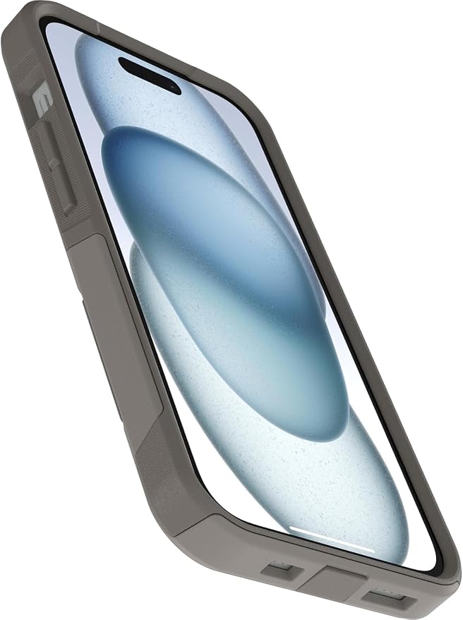 OtterBox iPhone 16e, 15, 14, & 13 Commuter Series Case - Slim & Tough, Pocket-Friendly, with Port Protection - Cottonwood