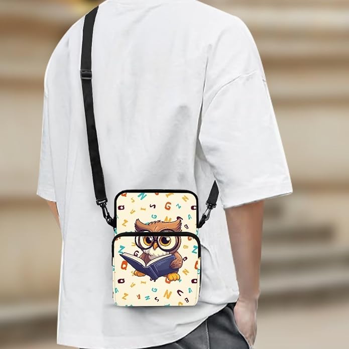 Men's Crossbody Bag, Small Cell Phone Wallet, Women's Shoulder Handbag, Travel Gym Bag