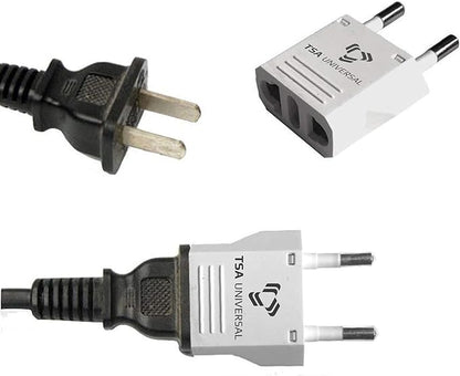 United States to Indonesia/Bali Travel Power Adapter to Connect North American Electrical Plugs to Indonesian Outlets for Cell Phones, Tablets, eReaders, and More (2-Pack, Yellow)