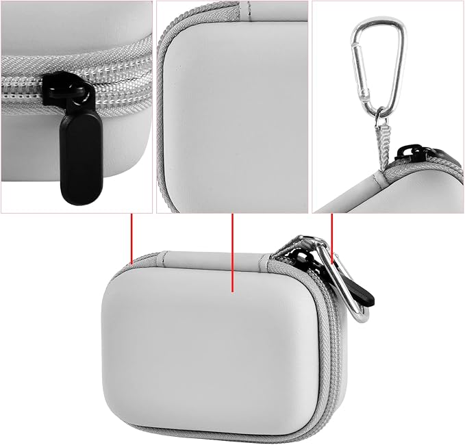 Portable Charger Power Bank Case for Swyop/for Feob/for Charmast/for JEJILL/for LanLuk/for VEGER/for iWALK/for Taegila/for Kuulaa and More Small Charging Battery Pack - Bag Only (White)