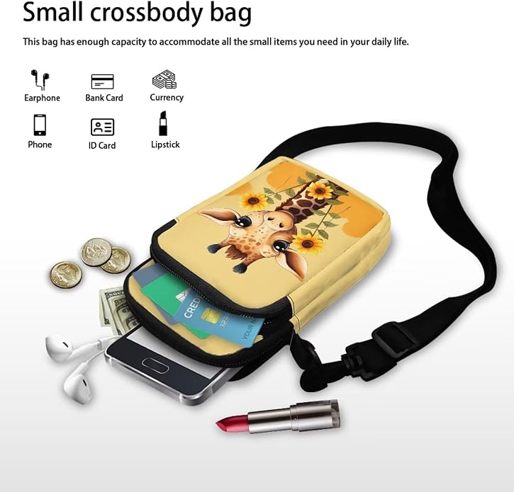 DISNIMO Small Crossbody Bags for Women Trendy Cross Body Cell Phone Shoulder Bags Purses with Adjustable Strap