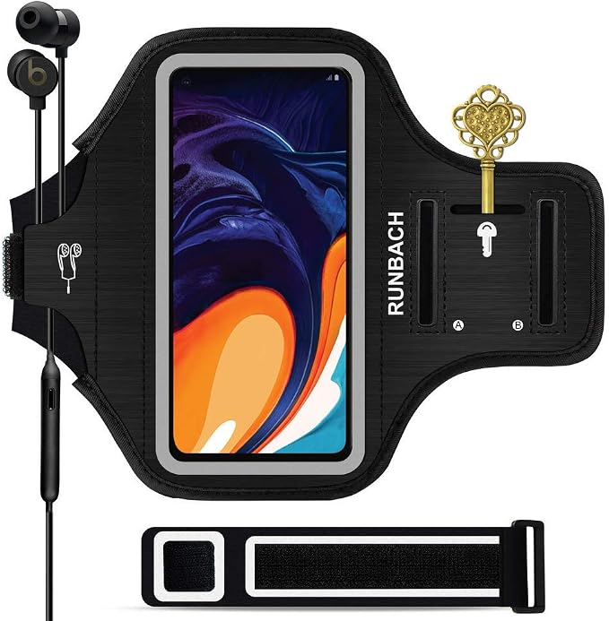 Running Armband for Samsung Galaxy A70/A60/A51/A50/A32/A30/A20/A10E/A10/A9/A9 Pro/M11/M21/M31,Sweatproof Running Exercise Bag for Samsung Phone