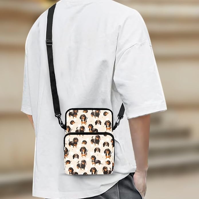 Men's Crossbody Bag, Small Cell Phone Wallet, Women's Shoulder Handbag, Travel Gym Bag