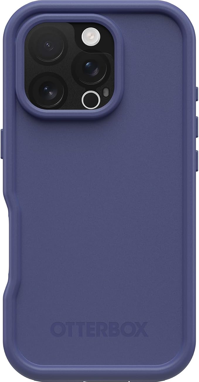 OtterBox iPhone 16 Pro FRĒ Series Waterproof Case with MagSafe (Designed by LifeProof) - Denver Dusk Purple, Waterproof, 60% Recycled Plastic, Sleek and Stylish | with MagSafe, Waterproof, 60% Recycled Plastic, Sleek and Stylish