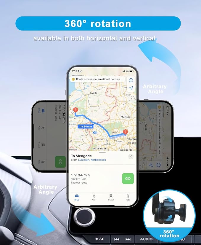 Magnetic Car Phone Holder Accessories for Nissan Altima SR SV 2019-2024 2025/Sentra SR SV 2020-2024 2025/Rogue S SV 2021-2024 2025 Dash Mount Cell Phone Holder for Most Smartphones(For 8inch Screen)