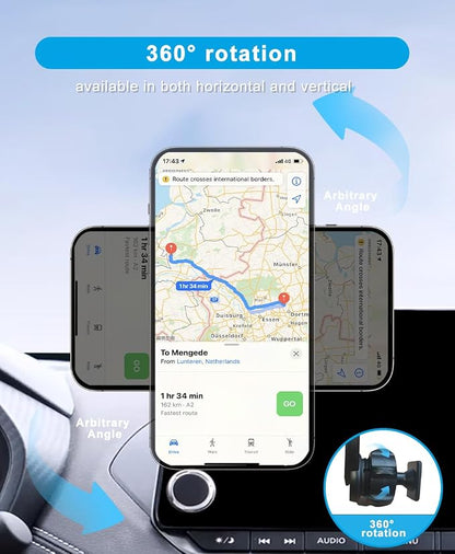 Magnetic Car Phone Holder Accessories for Nissan Altima SR SV 2019-2024 2025/Sentra SR SV 2020-2024 2025/Rogue S SV 2021-2024 2025 Dash Mount Cell Phone Holder for Most Smartphones(For 8inch Screen)