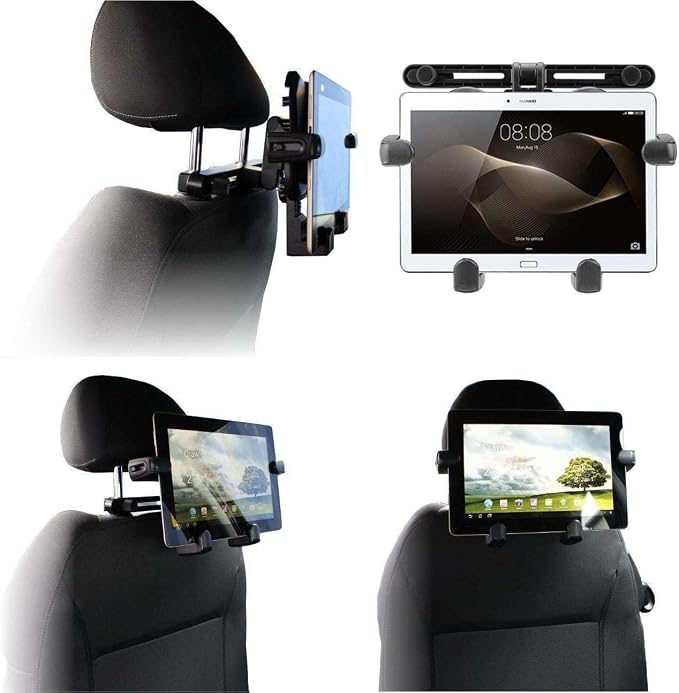 Navitech in-Car Portable Tablet Headrest Mount Compatible with YESTEL 11 Inch Android 13 Tablet