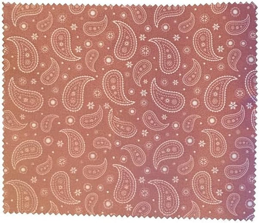 Pink Bandana Cleaning Cloth Wipe | Reusable Eyeglasses Wipes for Camera Lens, Cell Phone Screens | 1 pcs | 6 x 7 Inch