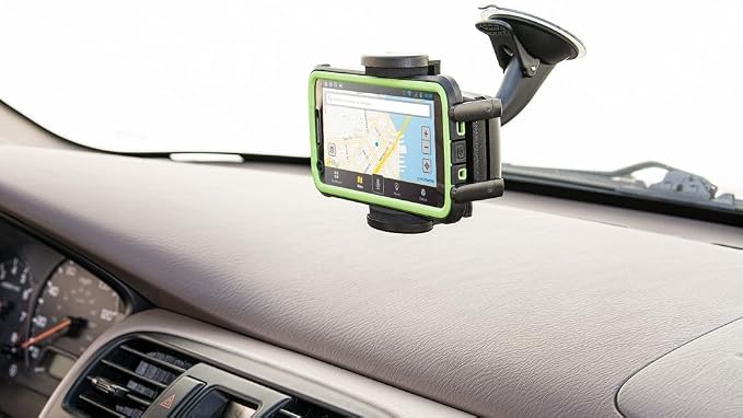ARKON Windshield and Dash Car Phone Holder Mount for iPhone X 8 7 6S 6 Plus 8 7 6S 6 Galaxy Note Retail Black (SM415)