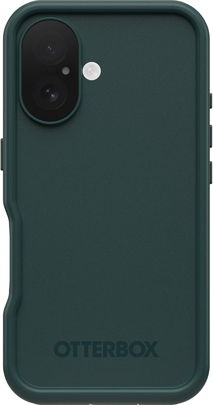 OtterBox iPhone 16 FRĒ Series Waterproof Case with MagSafe (Designed by LifeProof) - Sagebrush Green, Waterproof, 60% Recycled Plastic, Sleek and Stylish
