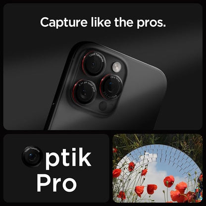 Spigen Camera Lens Screen Protector [GlasTR EZ Fit Optik Pro] Designed for iPhone 17 Pro Max | iPhone 17 Pro | iPhone 16 Pro Max | 16 Pro | iPhone 15 Pro Max | 15 Pro - L-Series [2 Pack]
