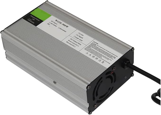 Charger Aluminum Lithium Ion Battery 29.2V 22A Charger 24V LiFePO4 Battery Smarts Charger Used for 8S 24V LiFePO4 Battery Input 220V Aluminum case(Crocodile Clip,U.K)