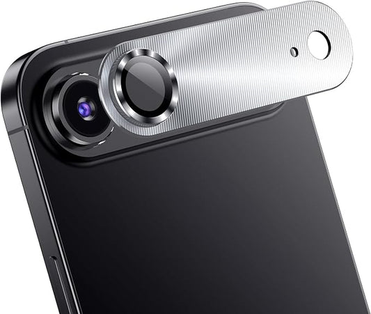 AFARER [2 Pack Camera Protector for iPhone 17 Air, 9H Tempered Glass Lens Cover, Anti-Scratch, Easy to Install [Not Easy to Break][Strong Adsorption] Case Friendly,Sliver