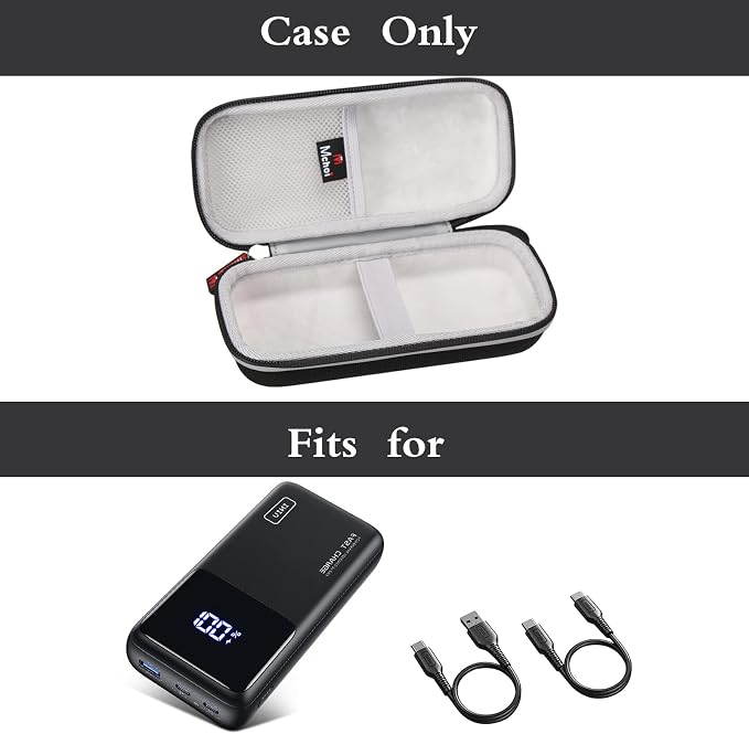 Mchoi Hard Case for INIU 25000mAh 65W USB C Portable Charger, Waterproof & Shockproof
