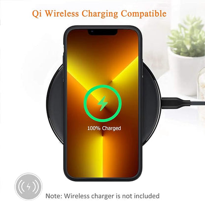 iPhone 13 Pro 10000mAh Rechargeable Portable Battery Case with Wireless Charging, Compatible for iPhone 13 Pro (6.1 inch), Black, Carplay Extended Battery Pack Charger Case