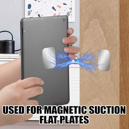 Bewudy 10 Pcs Adhesive Thin Plates (Compatible with Magnetic Mounts), Magnet Phone Mount, Metal Plates for Phone Case