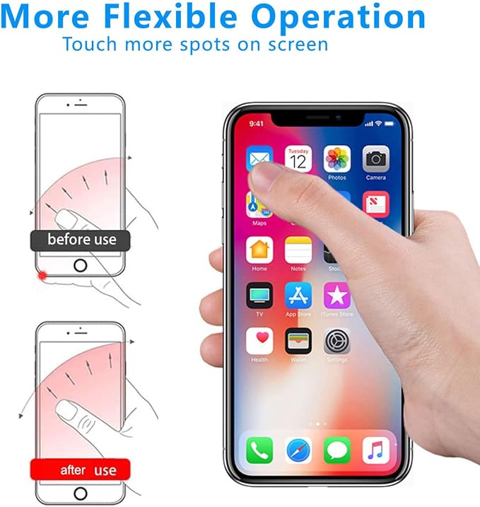 Kinizuxi Cell Phone Ring Holder, Butterfly Phone Ring Grip Stand 360°Rotation Finger Ring Kickstand Compatible with iPhone,All Android Smartphone (Blue)