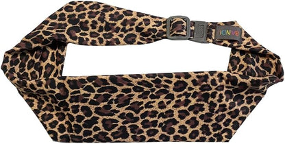 BANDI Plus Size Fanny Pack for Women – Travel-Ready Pocket Belt for Phone, Passport, Keys, Money, & Medical Devices (Leopard)
