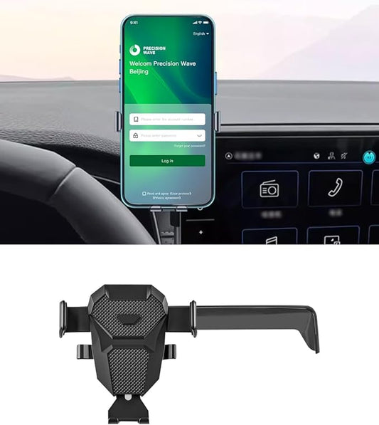 Car Phone Holder for 2024 2025 2026 VW/Volkswagen Atlas/Altas Cross Sport Accessories Dash Mount Cell Phone Holder for Most Smartphones Hands-Free 360 Degree Rotation