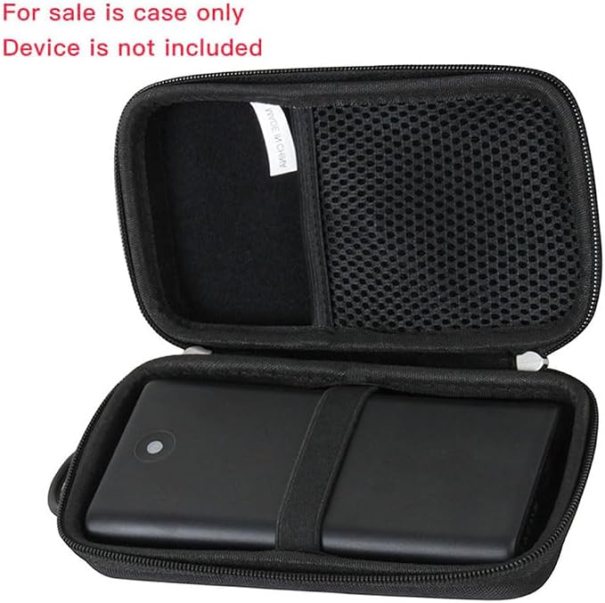 Adada Hard Travel Case for Anker Power Bank, 20,000mAh Travel Essential Portable Charger,3-Port 87W Max Fast Charging Battery Pack (Black)