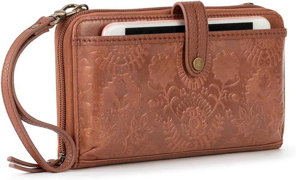 The Sak Iris Smartphone Crossbody Purse - Small Women's Cellphone Bag & Wallet For Everyday- Convertible Wristlet With Zipper