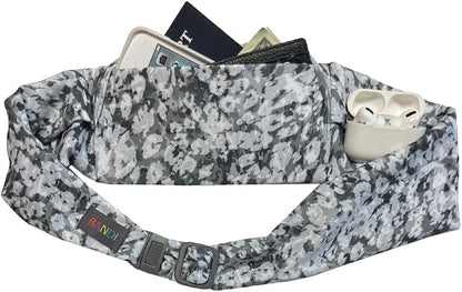 BANDI Plus Size Fanny Pack for Women - Travel-Ready Pocket Belt with Secure Hidden Money & Running Belt for Phone, Passport, Keys, & Medical Devices, Adjustable Fit, Comfortable (Meadowland)