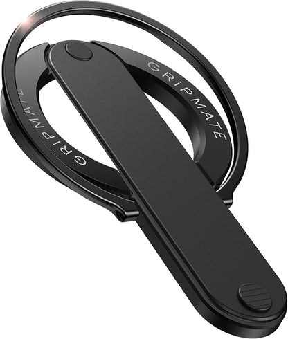 2nd Gen for Magsafe Phone Grip for iPhone - Strong Dual-Sided Magnetic Phone Ring Holder - Detachable, Comfortable Finger Loop Stand for iPhone 17 Pro Max 16 15/14/13/12 Series (Black)