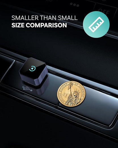 Wireless CarPlay Adapter for Apple iPhone & Android Auto, 2026 Upgraded 2-in-1 Plug and Play Converts Wired to Wireless CarPlay, Fast Auto-Connect, Zero Latency with iPhone iOS 10+