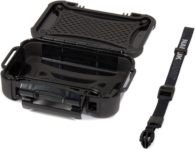 NANUK 320-0001 Nano Series Waterproof Medium Hard Case for Phones, Cameras and Electronics (Black)