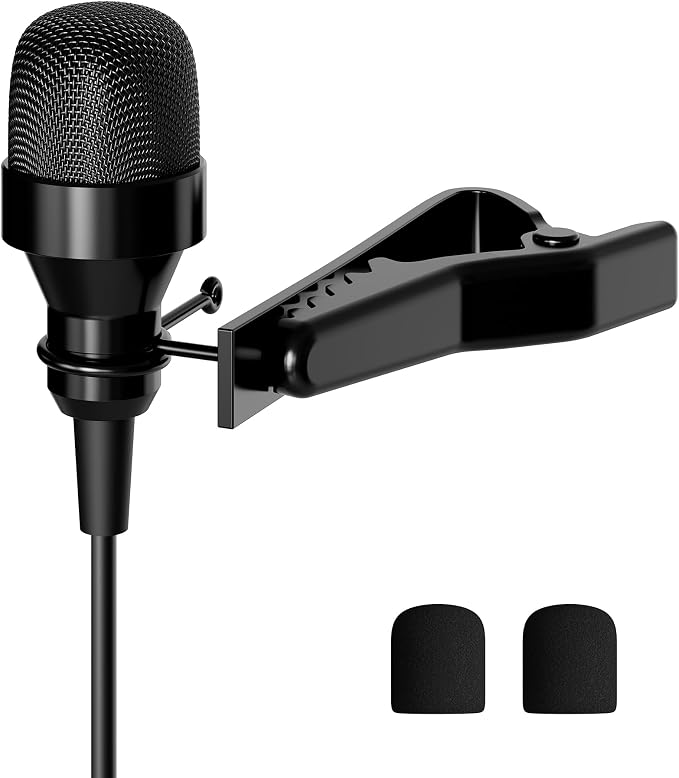 J K Pro Condenser Lavalier Lapel Microphone MIC-J 017 Compatible with Sennheiser Wireless Transmitter - Noise Cancelling Mic