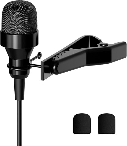 J K Pro Condenser Lavalier Lapel Microphone MIC-J 017 Compatible with Sennheiser Wireless Transmitter - Noise Cancelling Mic