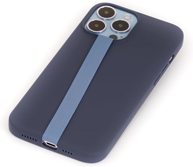 TFY Elastic Phone Strap, Universal Slim Hand Finger Grip, Non-slip Cell Phone Holder, fit Most Smartphones Case - 2 Pieces