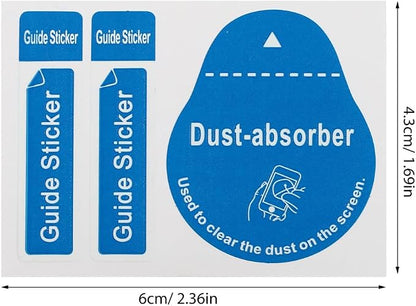 200pcs Film Dust Removal Sticker Computer Stickers Laptop Keyboard Stickers Camera Screen Remover Absorber LCD Dedust Sticker LCD Screen Removal Remover Paper