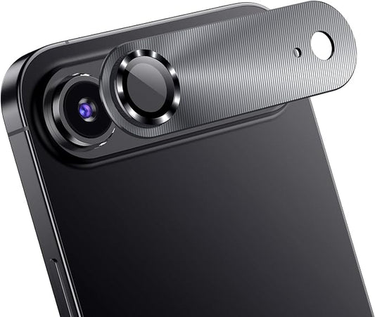 Korecase for iPhone Air Camera Lens Protector -[Strong Adsorption][Case Friendly] Metal Tempered Glass Rear Camera Cover for iPhone 17 Air -Grey