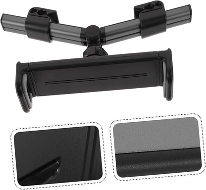 Housoutil Adjustable Car Headrest Tablet Holder Phone Mount Stand Multi-Angle Rotation Easy to Use