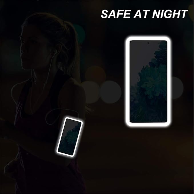 Water Resistant Running Armband for Samsung Galaxy S20 FE/S20+/S10+/S10 Lite/S9+/S8+,Galaxy A60/A51/A50/A32/A30/A20/A11/A10/A8S,with Fingerprint Touch,Adjustable Strap and Card Slot(Black)