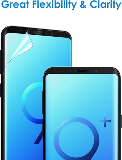JETech Screen Protector for Samsung Galaxy S9 Plus, 2-Pack | Self-Healing TPU Film, HD Clear, Anti-Scratch Protection, Bubble-Free Installation
