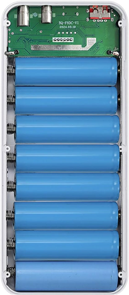 Quick-Charge Shell, Multi-Slot 18650 Battery Case with Project Portable Battery Box
