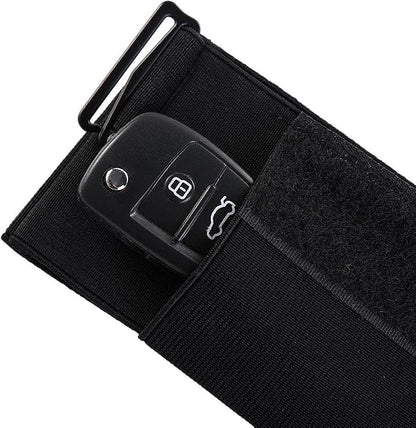 Leadigol Slim Running Phone Belt Bag, 18x9cm Waist Bag Money Belts Waist Pack Pouch Running Phone Holder Bag for Hiking Climbing Outdoor Women Men(17.5cm)