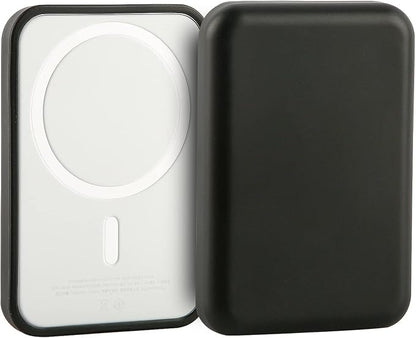 oakxco Silicone Case Compatible with Magsafe Battery Pack, Magsafe Battery Pack Cover, Scratch & Shatter Resistant, Black