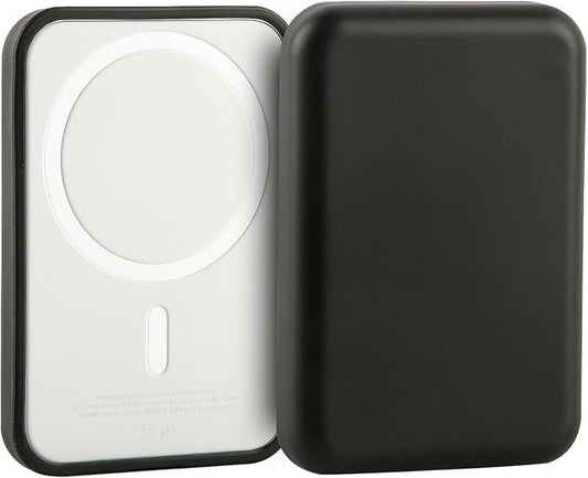 oakxco Silicone Case Compatible with Magsafe Battery Pack, Magsafe Battery Pack Cover, Scratch & Shatter Resistant, Black