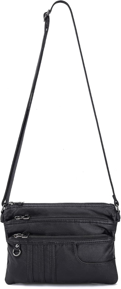 MINICAT Multiple Pockets Small Crossbody Purse Cell Phone Purse Shoulder Bags for Women Cross Body Bag for Woman