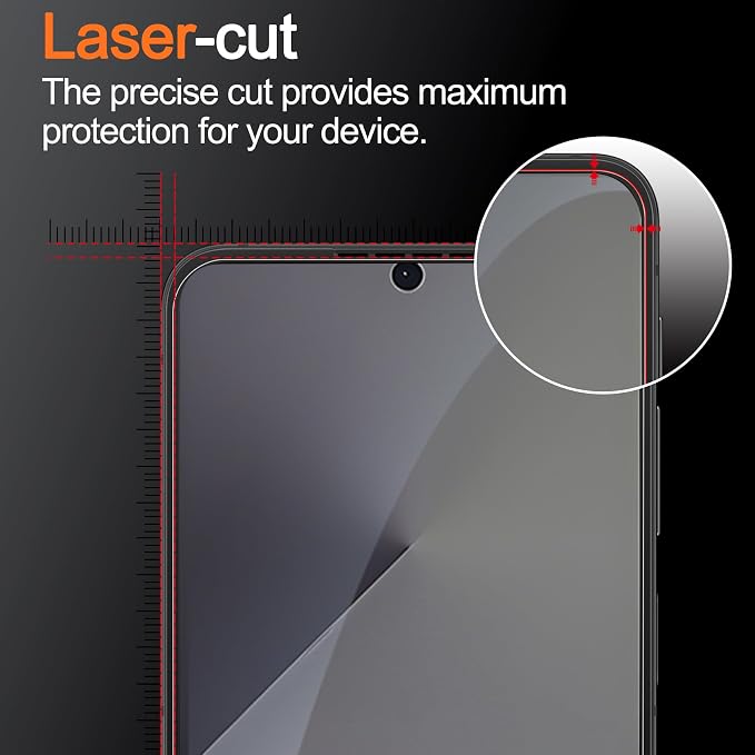 Milomdoi 9 in 1 Screen Protector for Samsung Galaxy Z Flip 7, 3 Inside Flexible Film + 3 Front Tempered Glass + 3 Camera Lens Protector Accessories with Installation Frame,Clear