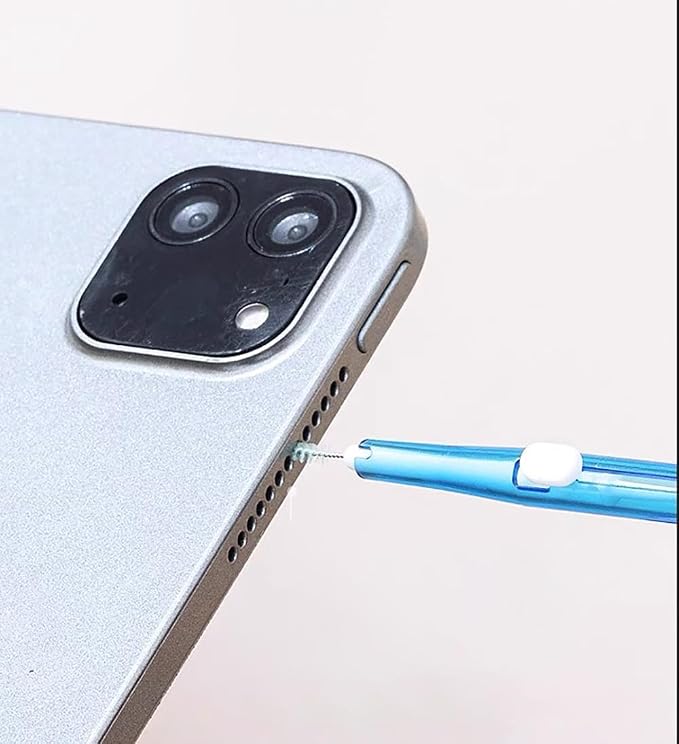 5 Pack Phone Charge Port Cleaning Tool kit, Anti-Clogging Mini Brushes Cleaner for iPhone 17 Pro Max Camera Lens, Speaker and Receiver, Dual Side Multifunctional Cleaning Tool Compatible with AirPods