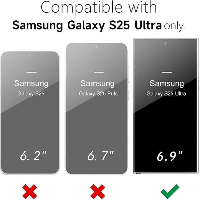 Battery Case for Galaxy S25 Ultra, Enhanced 12000mAh Slim Portable Protective Charging Case Backup Power Bank Battery Pack Compatible with Galaxy S25 Ultra 6.9 inch Extended Charger Cover-Black